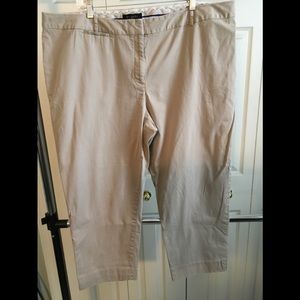 Talbots cropped chinos